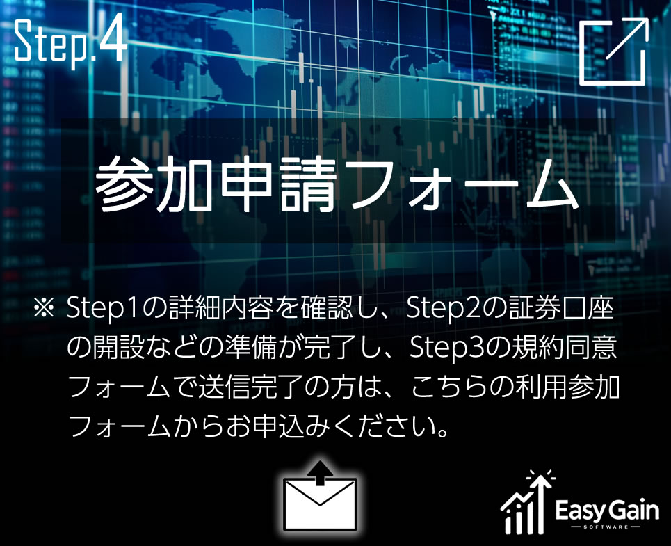 スマートフォン用のEasy GainのStep4についての画像